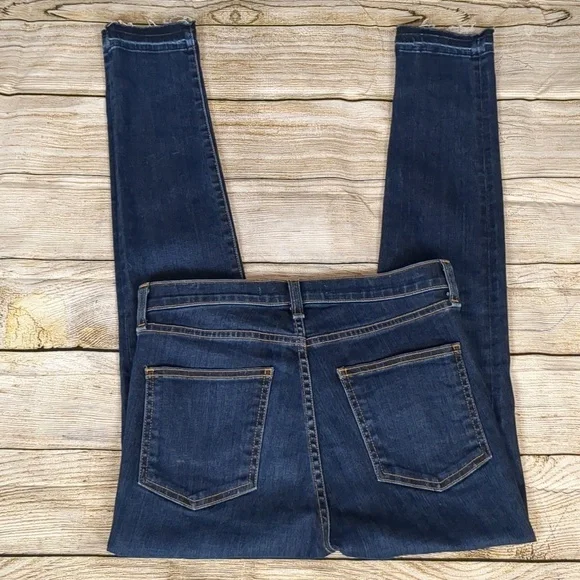 Veronica beard Kate 10" skinny vintage with fray wash jeans size 27